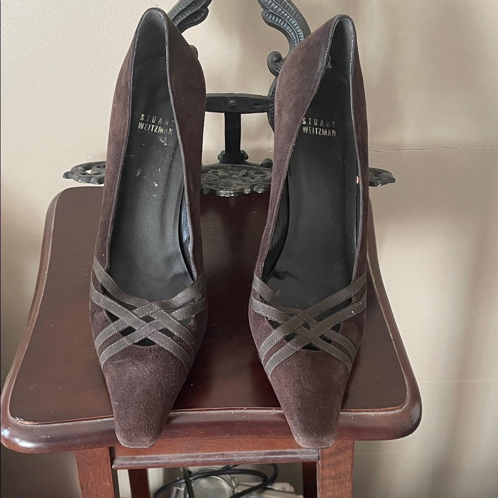 Stuart Weitzman Dark Brown Heels